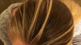 Smile Real Couple Happy Ending Gagging Facial Deepthroat Blowjob Blonde Amateur GIF